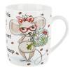 Кружка фарфоровая "Happy mouse" v=340 мл. (4вида) 410-014 фото 2 — Egidius.ru