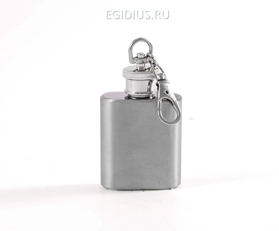 Фляжка-брелок 30мл 6*4*2см  114-351 фото 1 &mdash; Egidius.ru