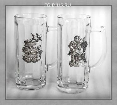 Набор пивных кружек 41254 &quot;На охоте&quot; 500мл.  72-0025 — Egidius.ru