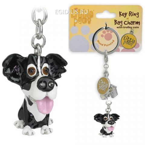 Брелок для ключей Border Collie  201-502 фото 1 — Egidius.ru
