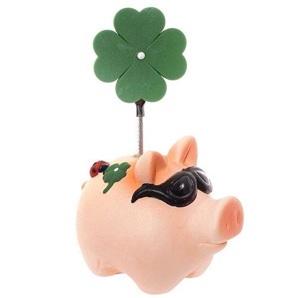 Держатель для визитки "Свинка", L7 W4,8 H10,5см 82-0353 фото 1 — Egidius.ru