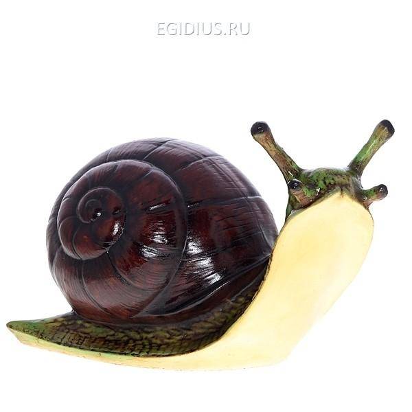 Фигура для сада и дачи Улитка  L41W22H26 см 81-6399 фото 1 — Egidius.ru