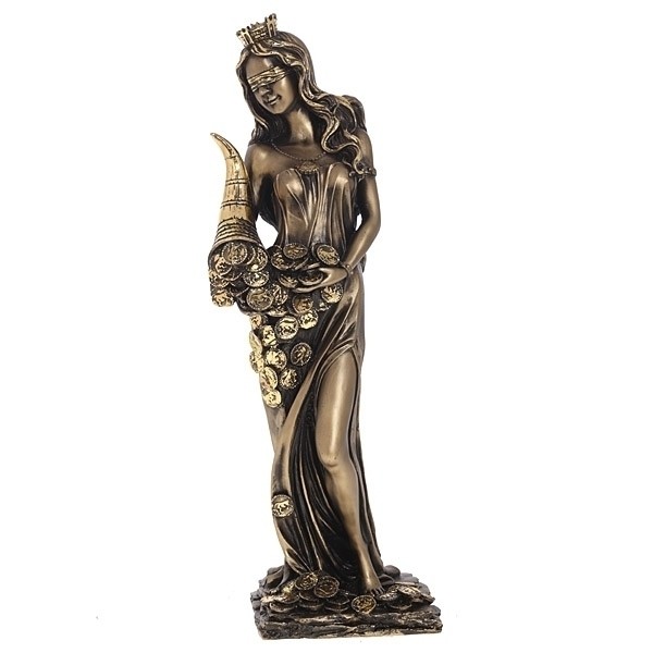 Фигура декоративная (Фортуна (золото) 11*10*38см см 81-1420 фото 1 — Egidius.ru