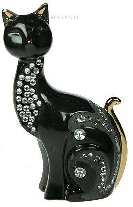 Статуэтка &quot;Кошка&quot;, фарфор 8*6*24  113-051 — Egidius.ru