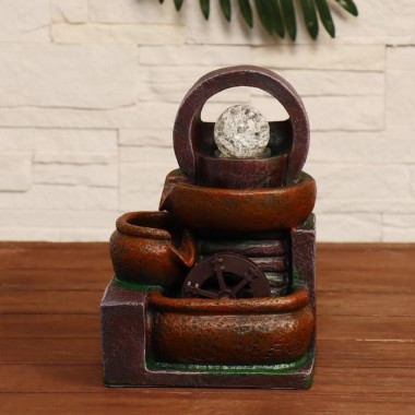 Фонтан комнатный &quot;Лавис&quot; 20х14х27 см (с подсветкой) 803-033 — Egidius.ru