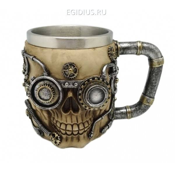 Кружка "череп-2", 450мл 80-0594 фото 1 — Egidius.ru