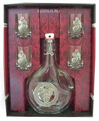 Подарочный набор для водки Виноград 112-016 фото 1 — Egidius.ru