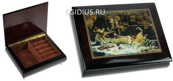 Шкатулка ювелирная "MERCANTE" 17*13*6см  110-808 фото 1 &mdash; Egidius.ru