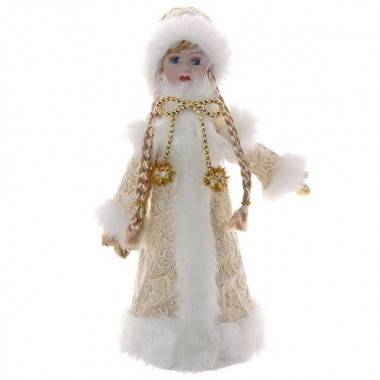 Снегурочка с ёмкостью для конфет, 17х17х38см 84-0161 — Egidius.ru