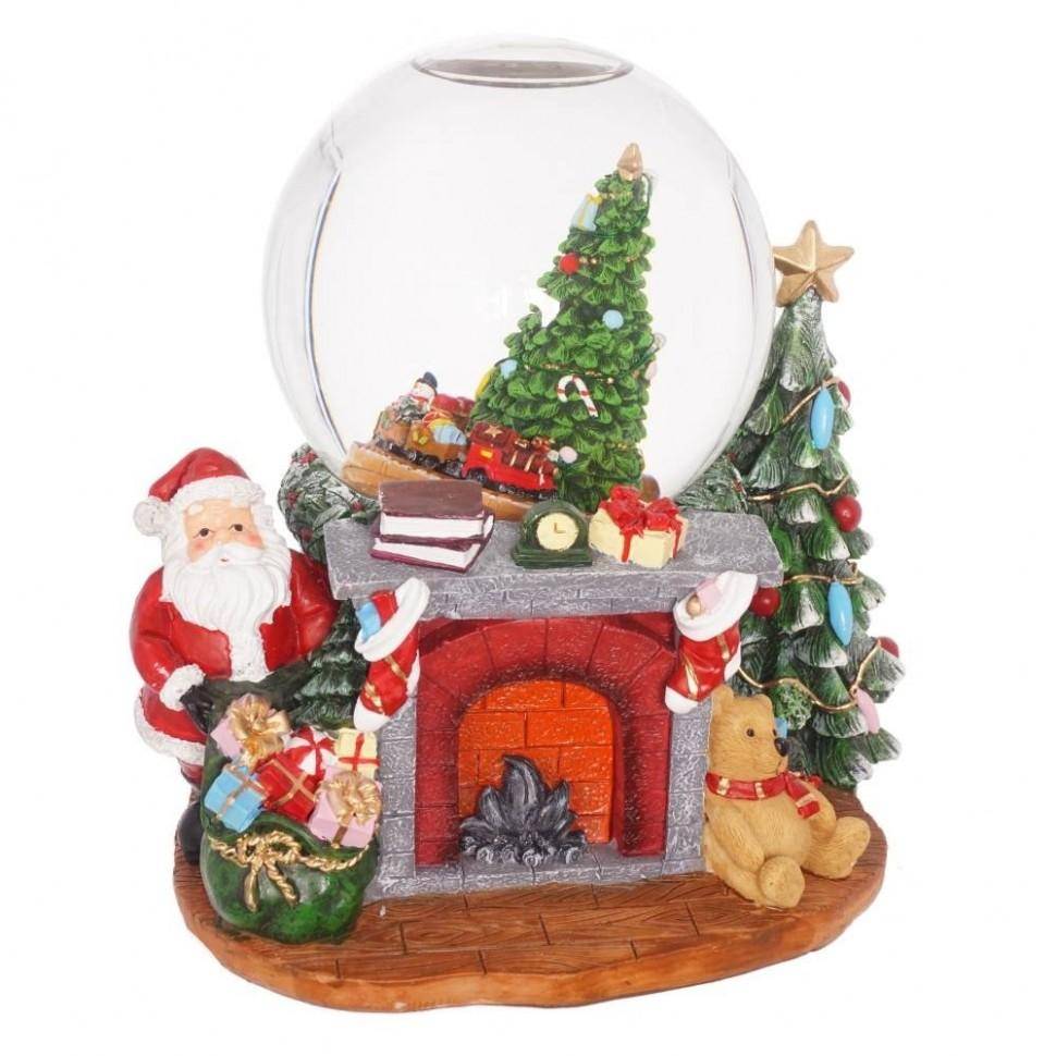 Снежный шар с музыкой, подсветкой и функцией движения "Ёлка" 81-1254 фото 1 — Egidius.ru