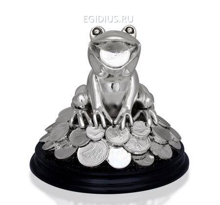 Статуэтка "Лягушка на деньгах" 402-026 фото 1 &mdash; Egidius.ru