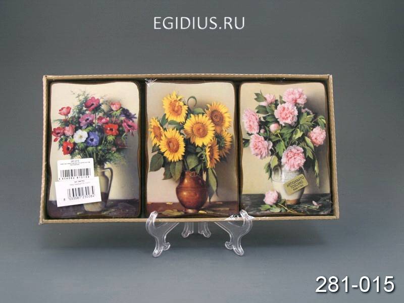 Комплект настенных панно из 3 штук 319-405 фото 1 &mdash; Egidius.ru