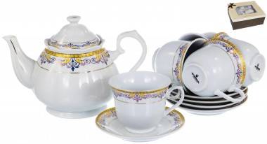 Чайный сервиз аврора «минкар» 13 предметов 901-005 — Egidius.ru