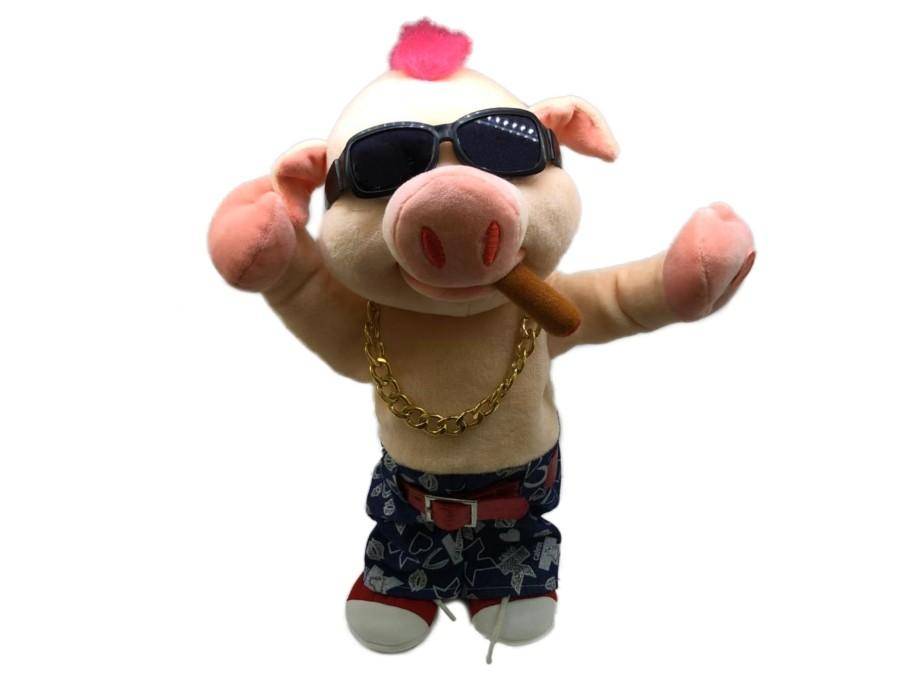 Поющая и танцующая игрушка "поросенок с сигарой" 2 песни 280-847 фото 1 — Egidius.ru