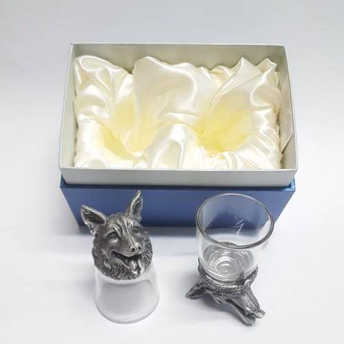 Набор из 2-х стопок с немецкой Овчаркой 3-1-315 фото 1 — Egidius.ru