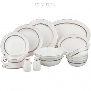 Столовый сервиз &quot;клермон&quot; на 12 персон 48 пр.  322-084 — Egidius.ru