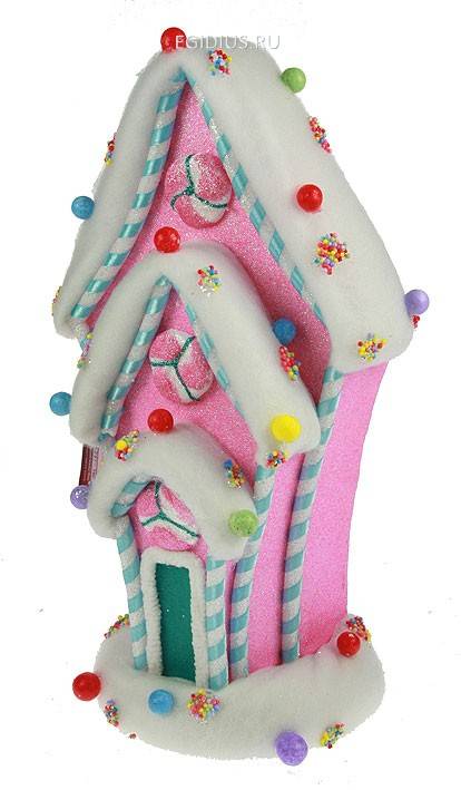 Новогодний сувенир "Карамельный домик" 34*18см  150-883 фото 1 &mdash; Egidius.ru