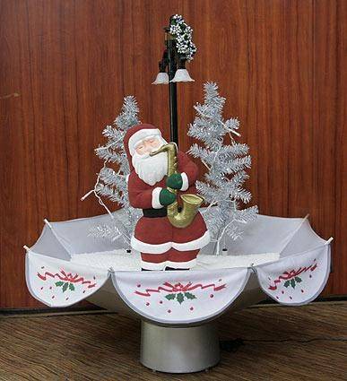 Новогодняя музык. композиция со снегом Дед Мороз 60*75см  150-513 фото 1 &mdash; Egidius.ru