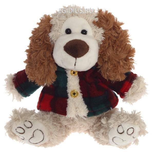 Игрушка мягконабивная Собака, H22см 81-3664 фото 1 — Egidius.ru