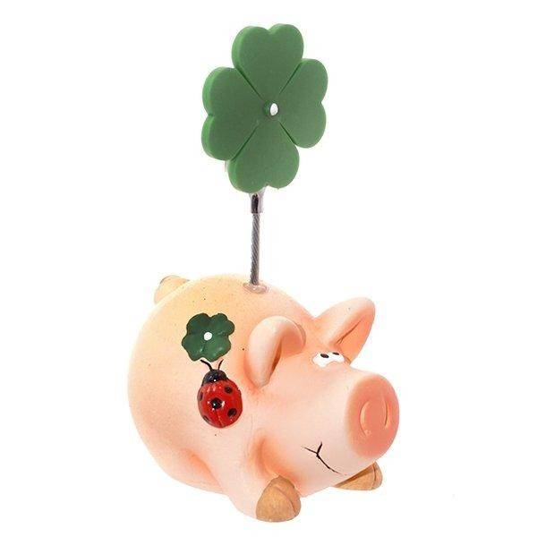 Держатель для визитки "Свинка", L6 W4 H10см 82-0354 фото 1 &mdash; Egidius.ru