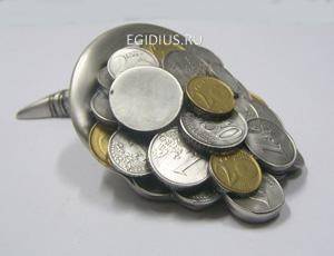 Статуэтка "Рог изобилия с деньгами" 400-048 фото 1 &mdash; Egidius.ru