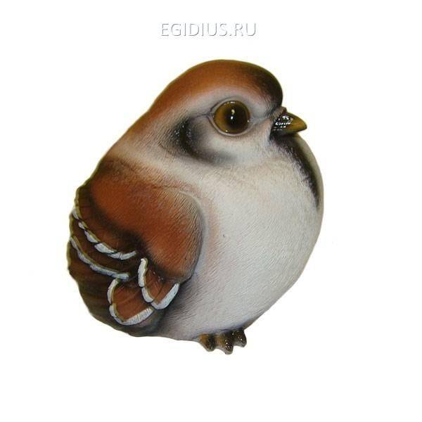 Фигура садовая Воробей большой L24W21H21 81-6171 фото 1 — Egidius.ru