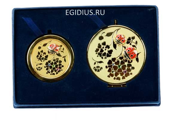 Подарочный набор "LA GEER": зеркало, пепельница  105-396 фото 1 &mdash; Egidius.ru