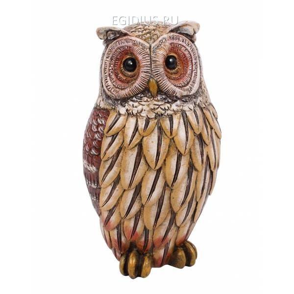 Фигурка декоративная Сова, 11х10х19 см 81-1428 фото 1 — Egidius.ru