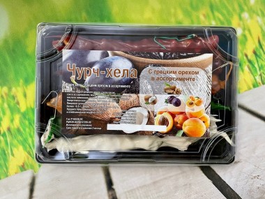 Чурчхела с грецким орехом ассорти 450гр 5шт 5-0-019 — Egidius.ru