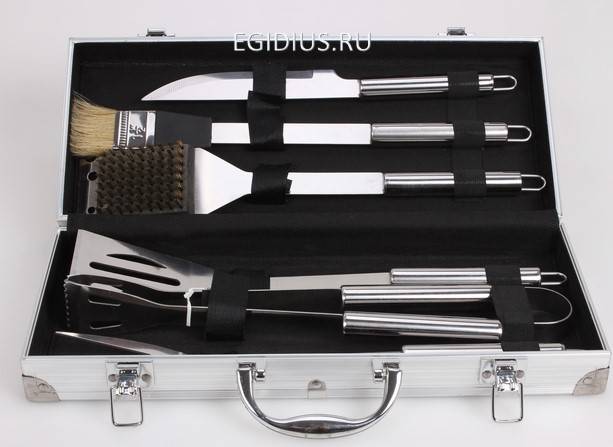 Набор для барбекю 46*15 6предметов 271-501 фото 1 &mdash; Egidius.ru