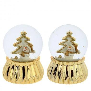 Снеговик в шаре D6,5 см, L7 W7 H9 см, 2в. 80-0970 — Egidius.ru