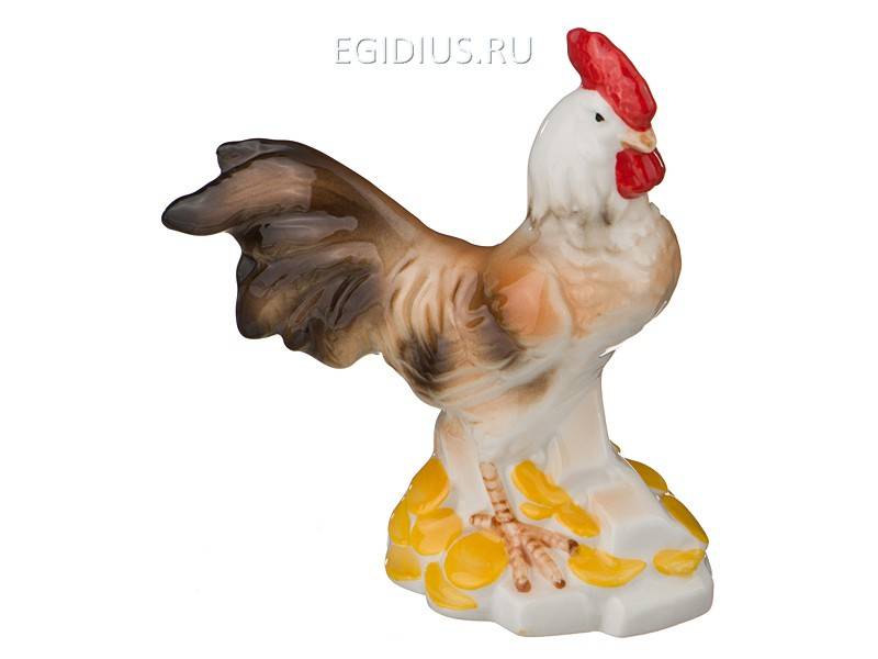 Фигурка "петух" 9*8*4 см. 332-011 фото 1 — Egidius.ru