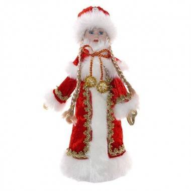 Снегурочка с ёмкостью для конфет, 17х17х38см 84-0162 — Egidius.ru