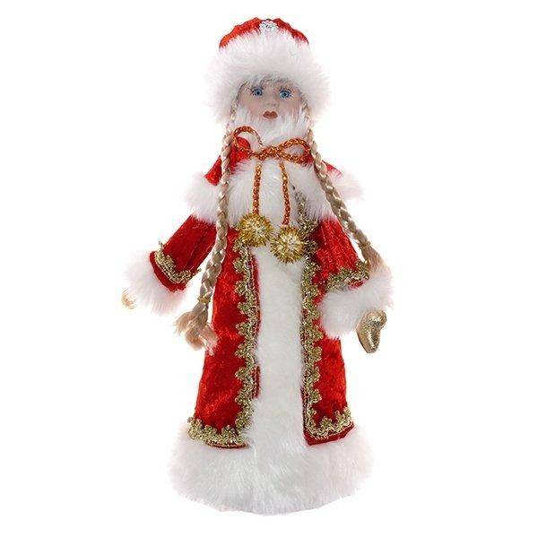 Снегурочка с ёмкостью для конфет, 17х17х38см 84-0162 фото 1 — Egidius.ru