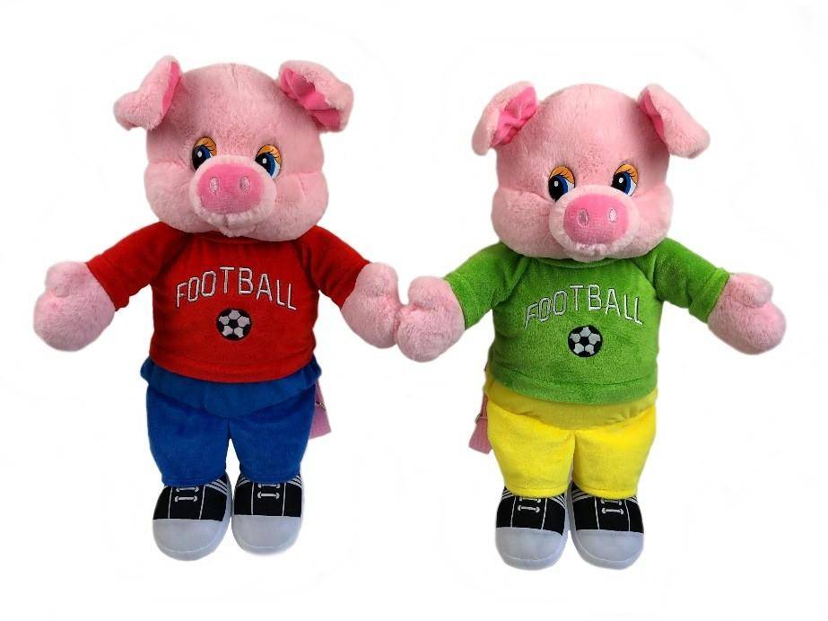 Рюкзак  Свинка(в ассортименте) для подарков S14 25/47см,  1200 гр  281-167 фото 1 — Egidius.ru