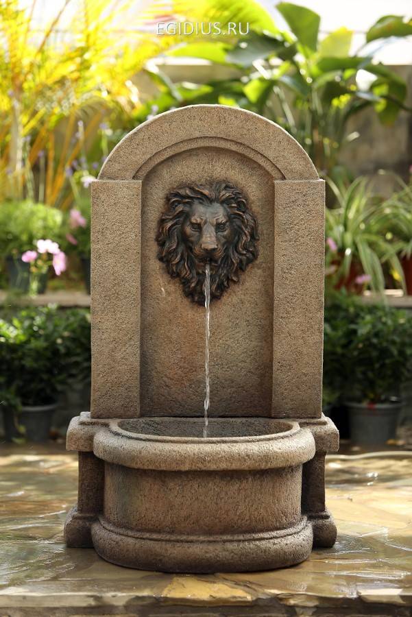 Фонтан декоративный "Лев" 31-0636 фото 1 &mdash; Egidius.ru