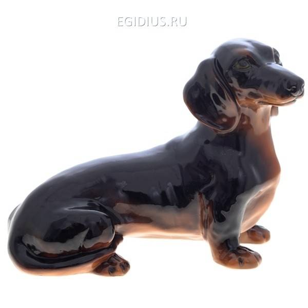 Фигура для сада и дачи "Такса"(черная) L33W17H26cm 81-6637 фото 1 &mdash; Egidius.ru