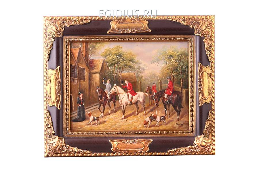 Картина "охота"  319-217 фото 1 &mdash; Egidius.ru