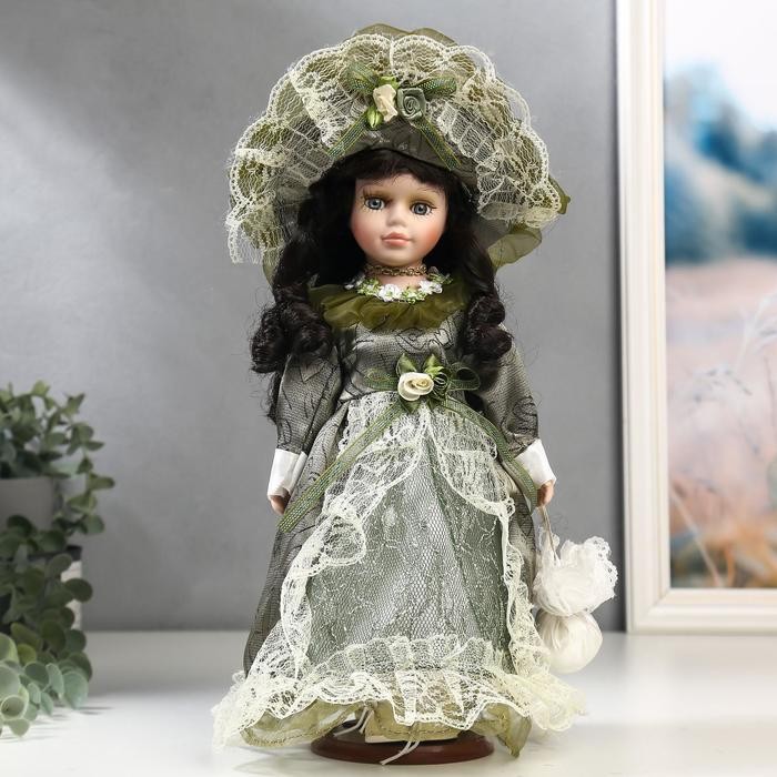 Кукла коллекционная  "Маленькая мисс в оливковом платье" 30 см 108-000 фото 1 — Egidius.ru