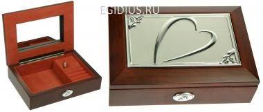Шкатулка ювелирная Moretto музык. 18*13*5см 110-222 — Egidius.ru
