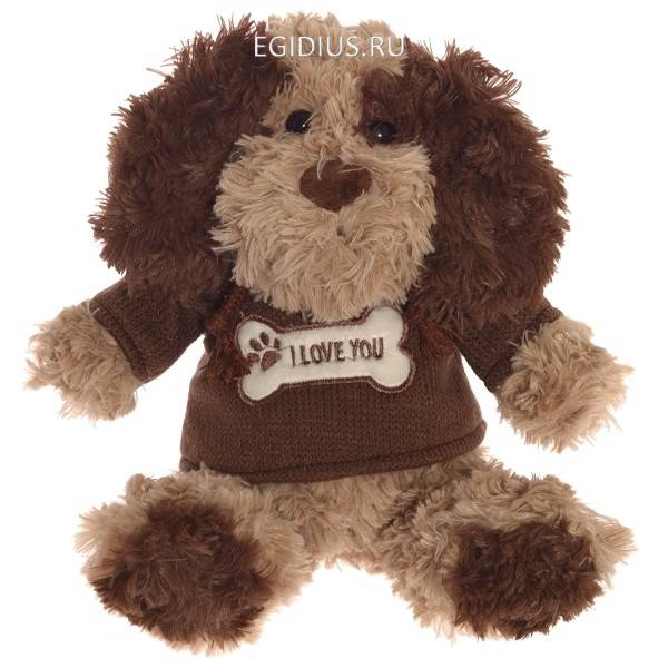 Игрушка мягконабивная Собака, H22см 81-3665 фото 1 — Egidius.ru