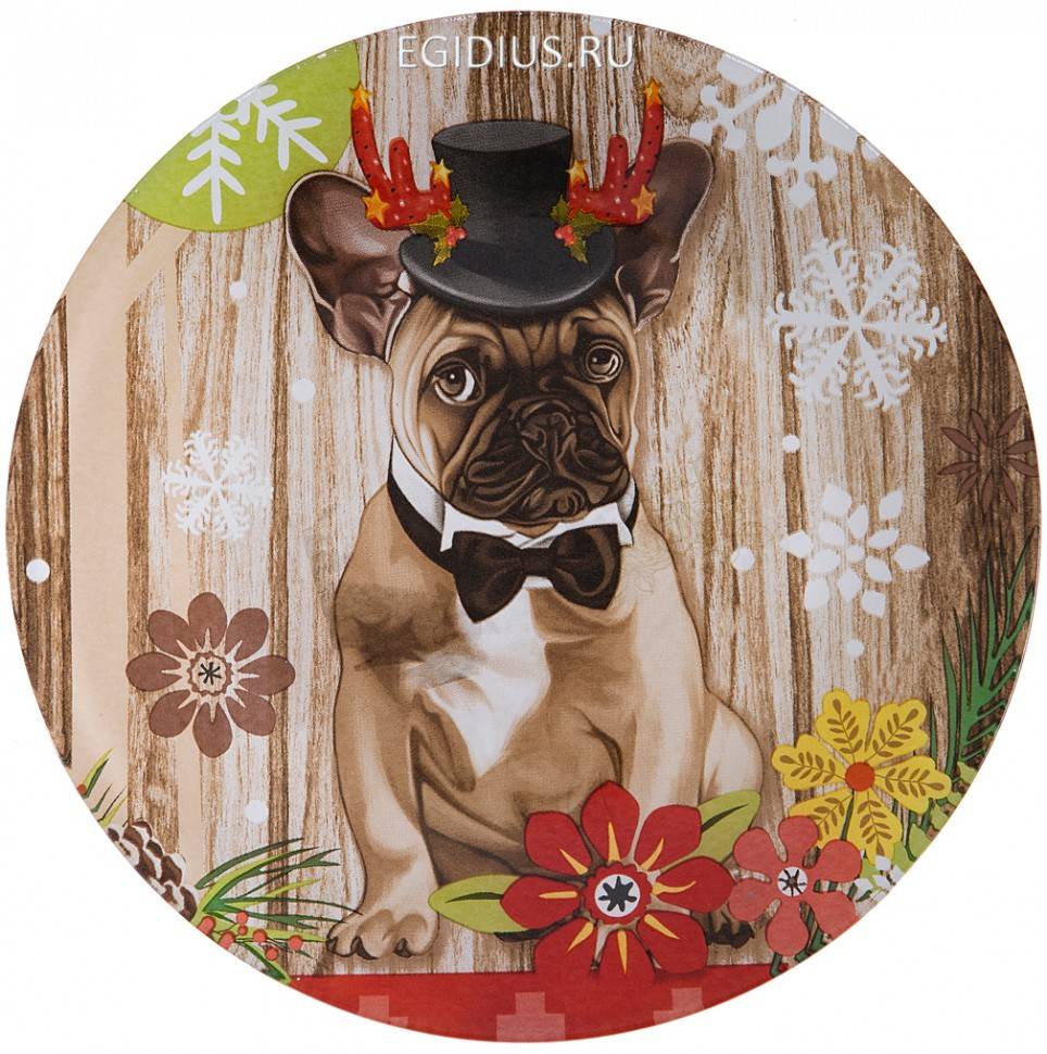Блюдо "happy dog" диаметр=20 см. без упаковки  332-352 фото 1 &mdash; Egidius.ru
