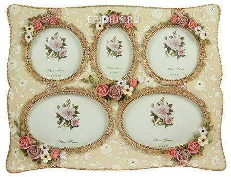 Фоторамка "Нежность" на 5 фото  106-004 фото 1 &mdash; Egidius.ru