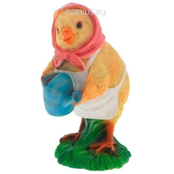 Садовая фигура из полистоуна "Цыпа-хозяюшка" L9W12H17cm 81-6581 фото 1 — Egidius.ru