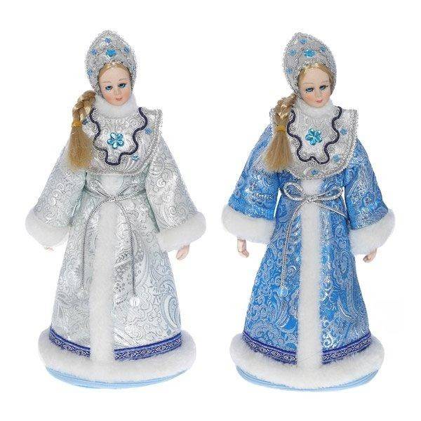 Снегурочка, емкость для подарка Н 33 см, 2 в. 84-0163 фото 1 &mdash; Egidius.ru