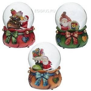 Декоративное изделие Фигурка в стеклянном шаре, 100 мм 80-0945 фото 1 &mdash; Egidius.ru