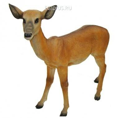 Садовая фигура из полистоуна&quot;Олененок&quot;L55W21H49см 81-6638 — Egidius.ru