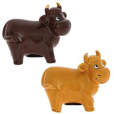 Копилка "Коровка", L13 W7 H11см, 2в. 82-1451 фото 1 &mdash; Egidius.ru