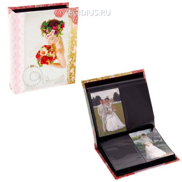 Фотоальбом на 200 фотографий (10х15 см) (шелк), L23,5 W19 H6 см 81-0158 фото 1 &mdash; Egidius.ru