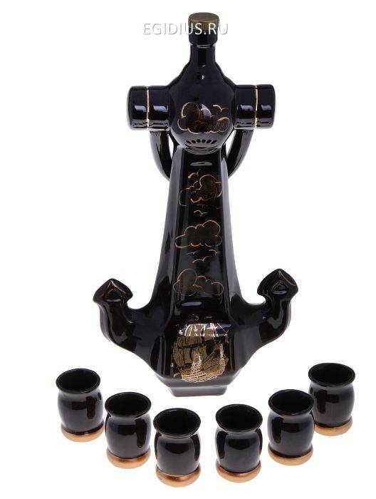 Набор водочно-коньячный Якорь Большой 1л 806-036 фото 1 &mdash; Egidius.ru